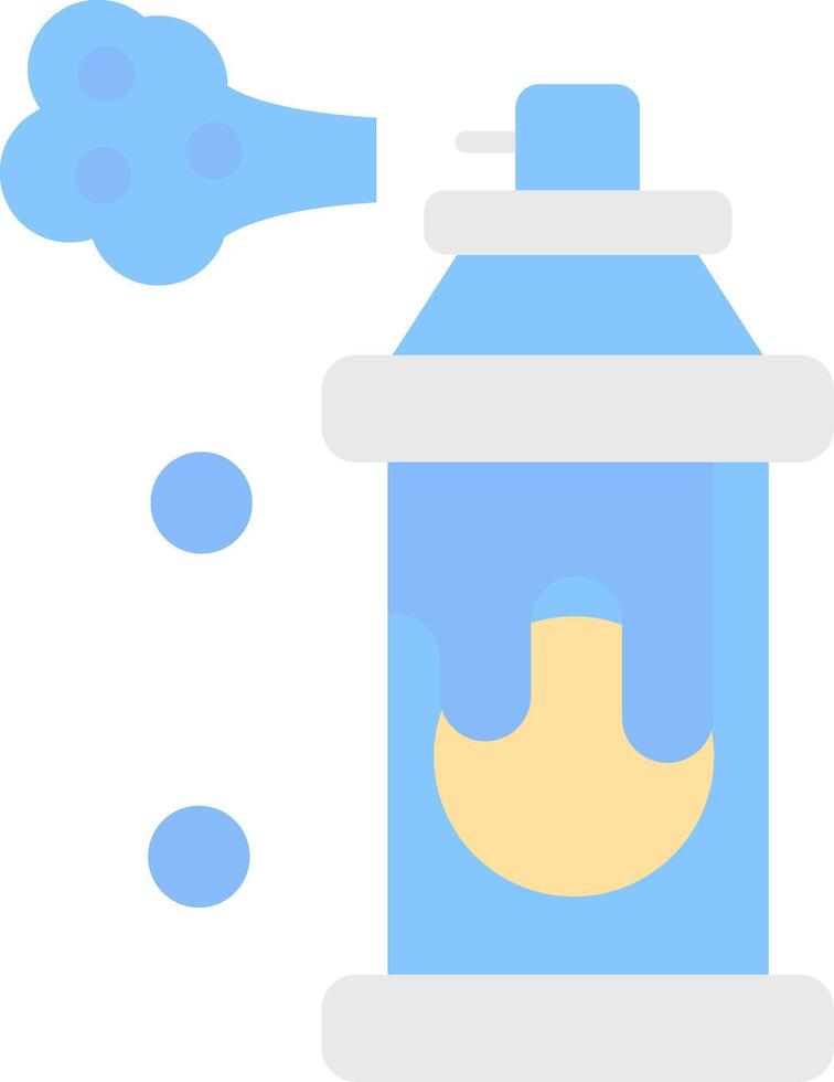 Spray Flat Light Icon vector