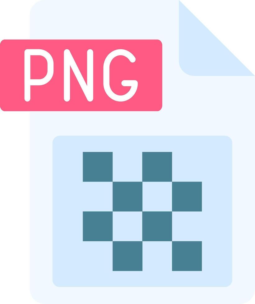 Png file format Flat Light Icon vector