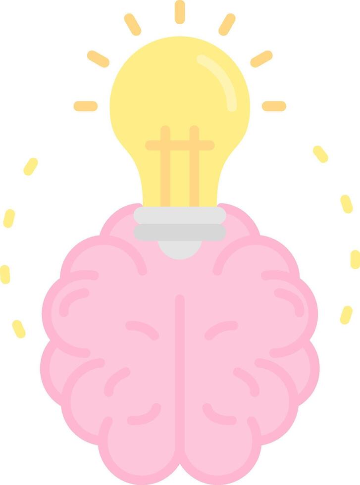 Brainstroming Flat Light Icon vector