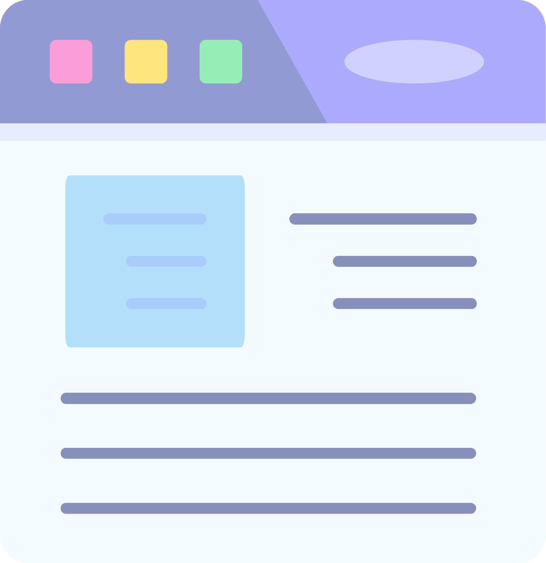 Article Flat Light Icon 39155085 Vector Art at Vecteezy