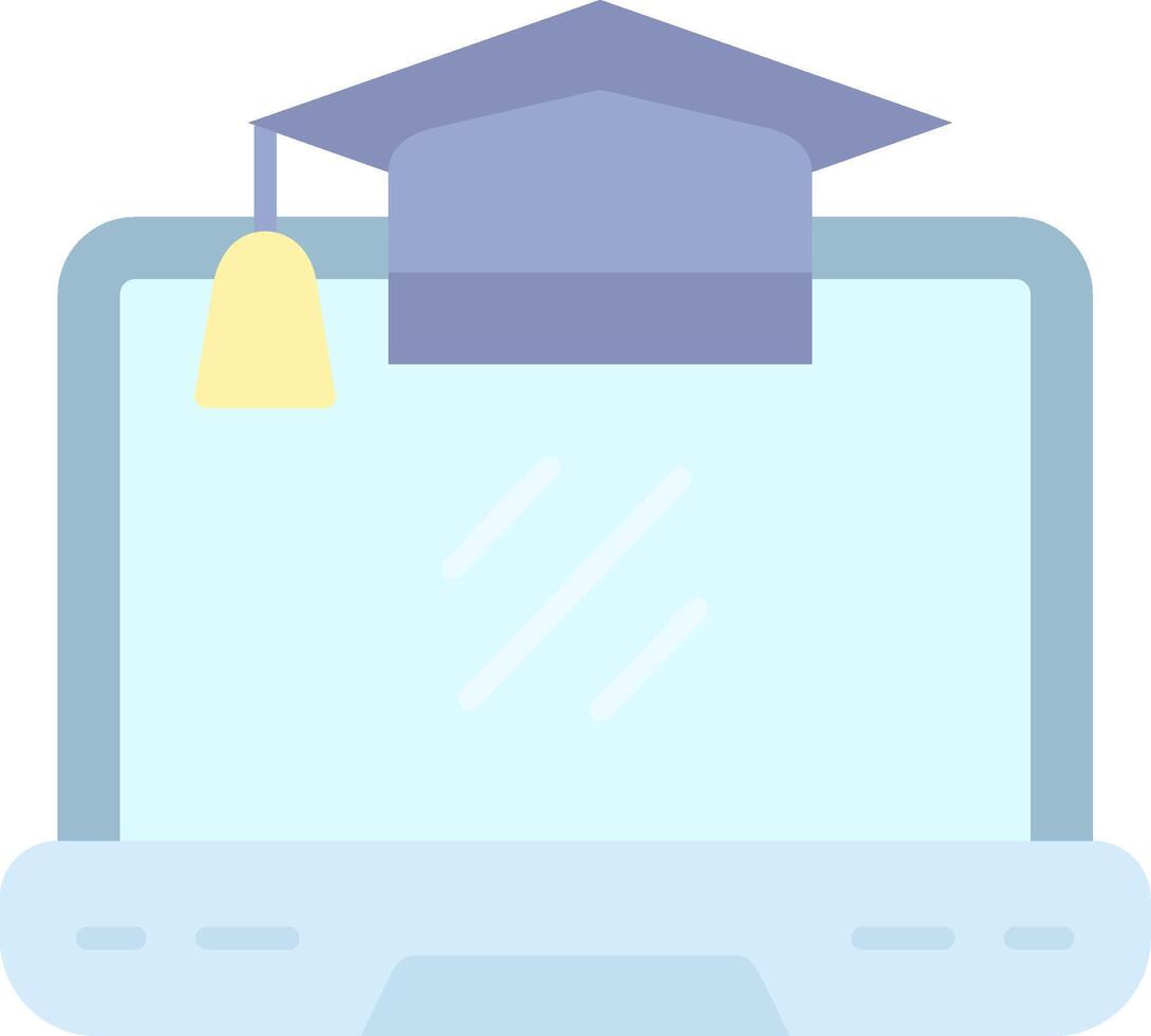 University Flat Light Icon vector