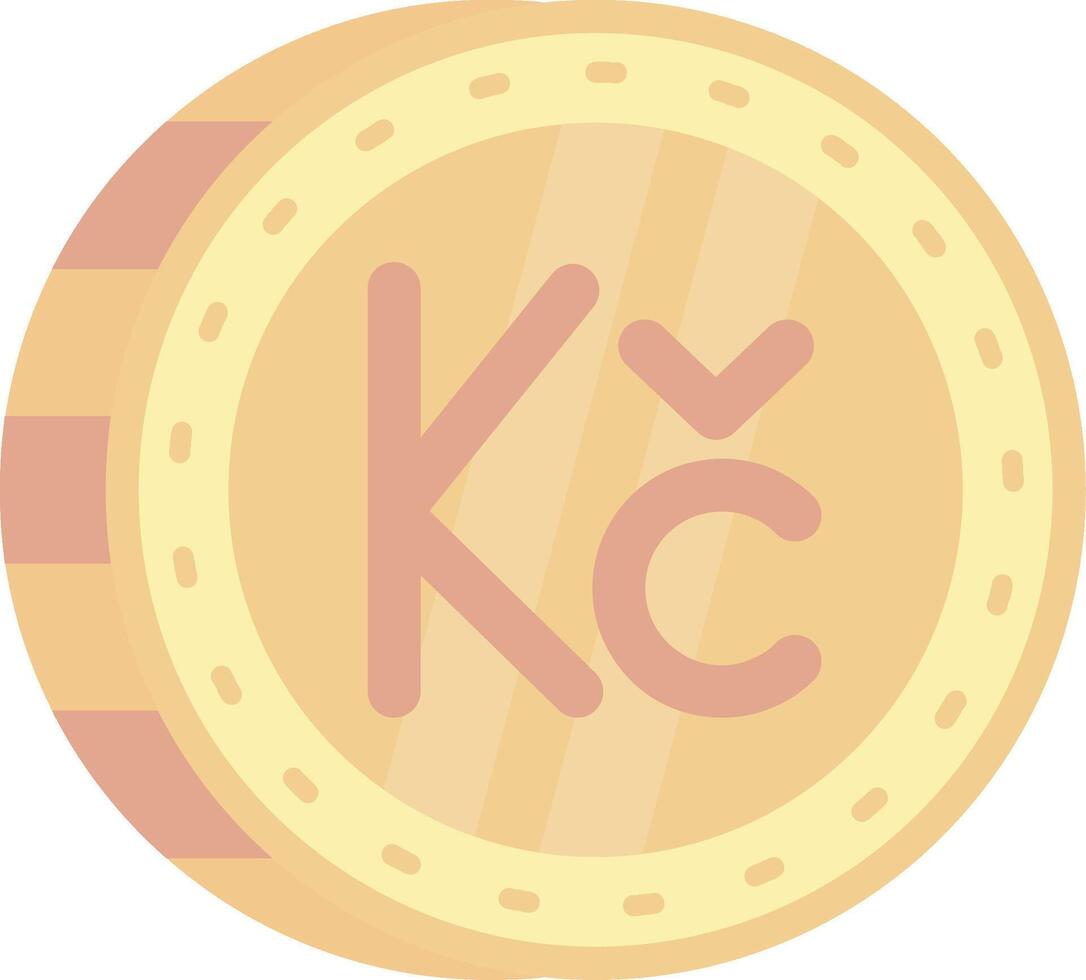 Koruna Flat Light Icon vector