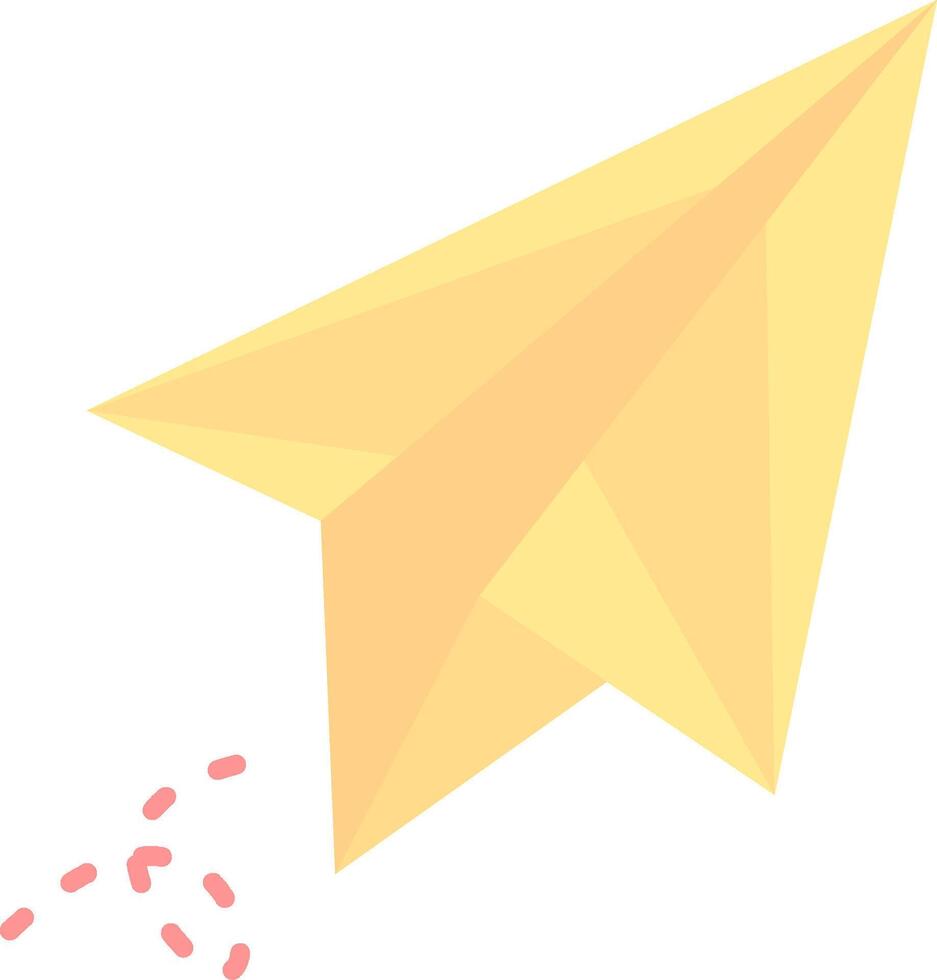 Paper plane Flat Light Icon vector