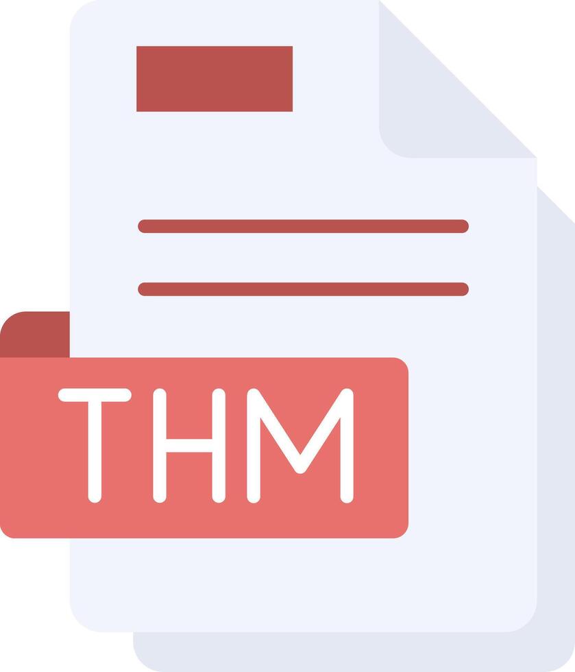 Thm Flat Light Icon vector