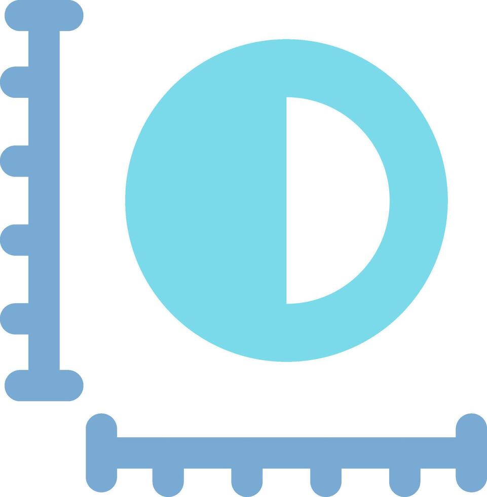 Sizing Flat Light Icon vector