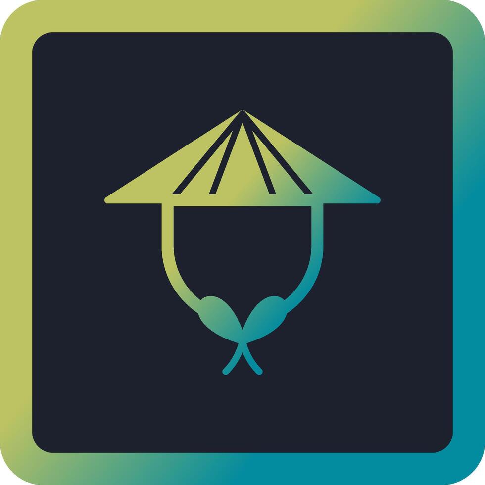 Chinese Hat Vector Icon