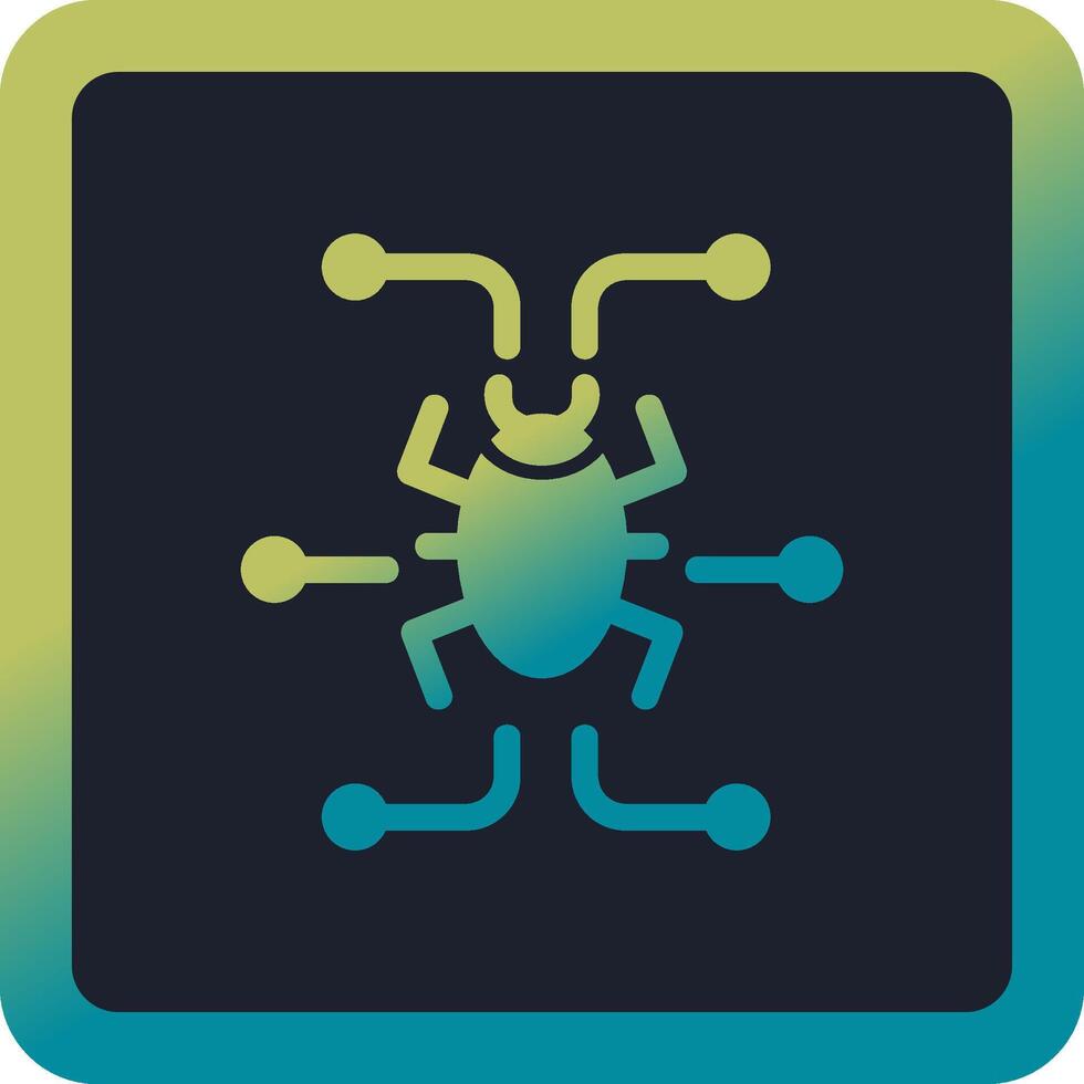 Digital virus Vector Icon