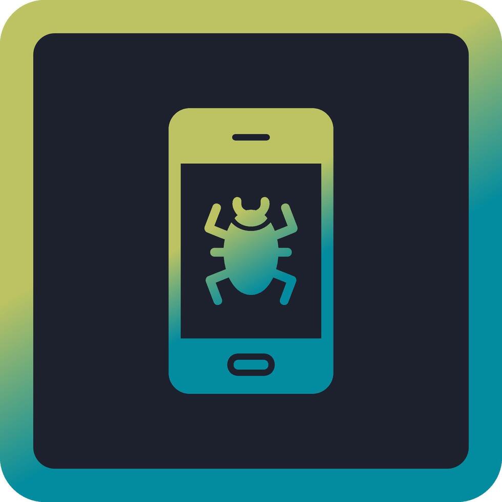 Mobile Virus Vector Icon