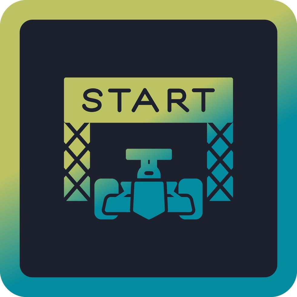Starting Race  Vector Icon