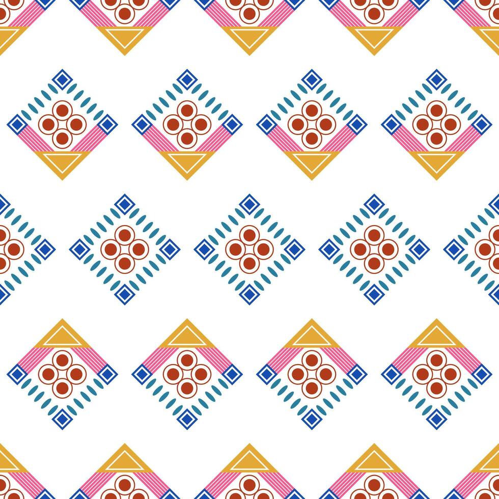 Geometric abstract pattern. Freestyle geometric abstract pattern design. Geometric abstract pattern can be used in fabric design for background, clothes, wrapping, textile, table cloth, shirt vector