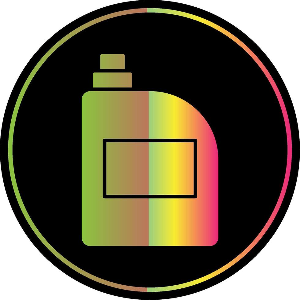 Bleach Glyph Due Color Icon vector