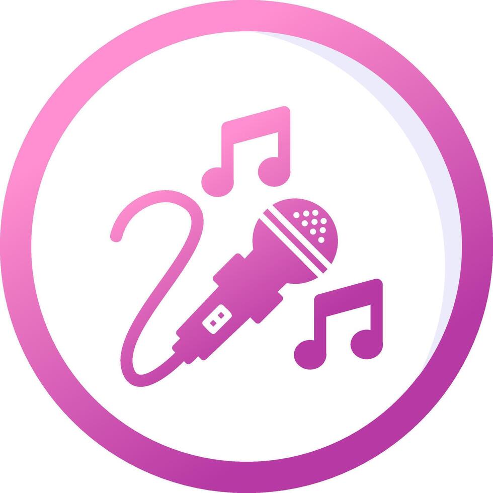 Karaoke Vector Icon