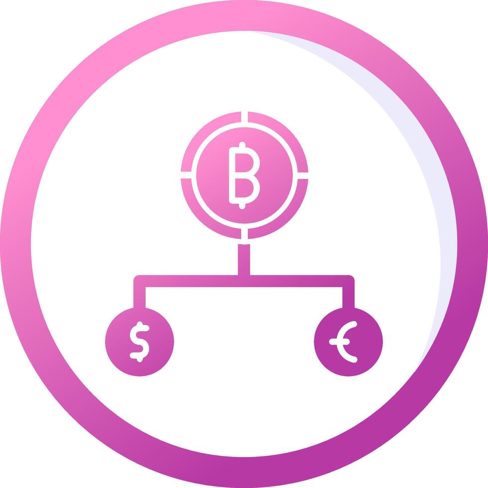 Divide Currency Vector Icon