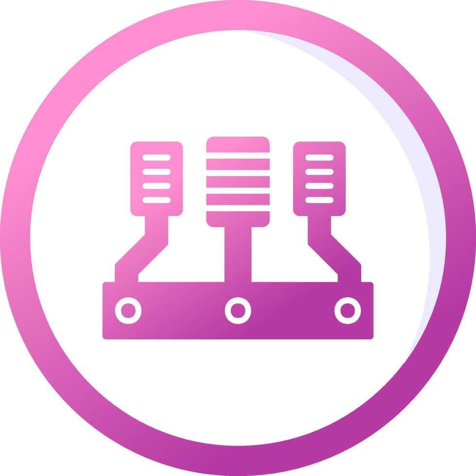 Car Accelerator Vector Icon