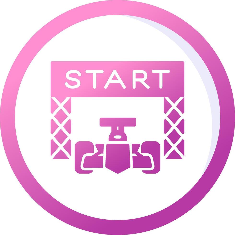 Starting Race  Vector Icon
