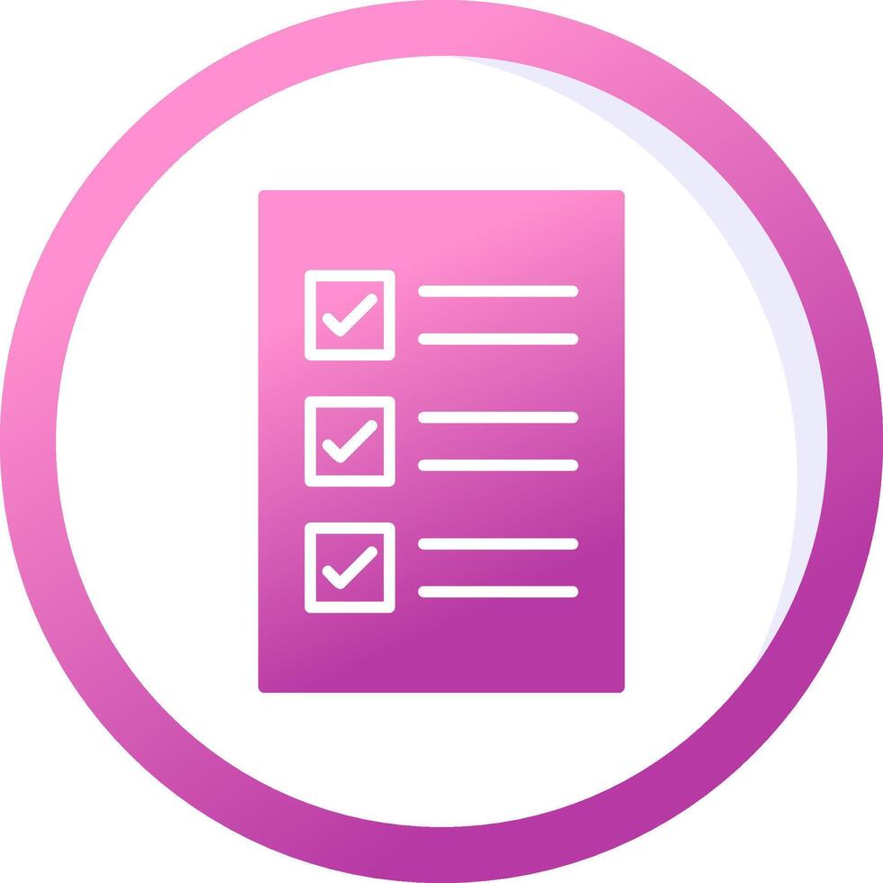 Check List Vector Icon