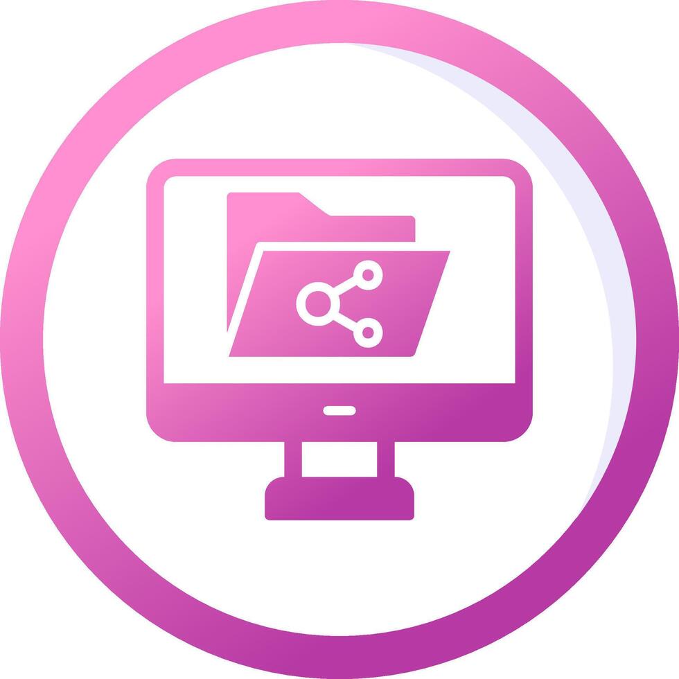 File Sharing Vector Icon