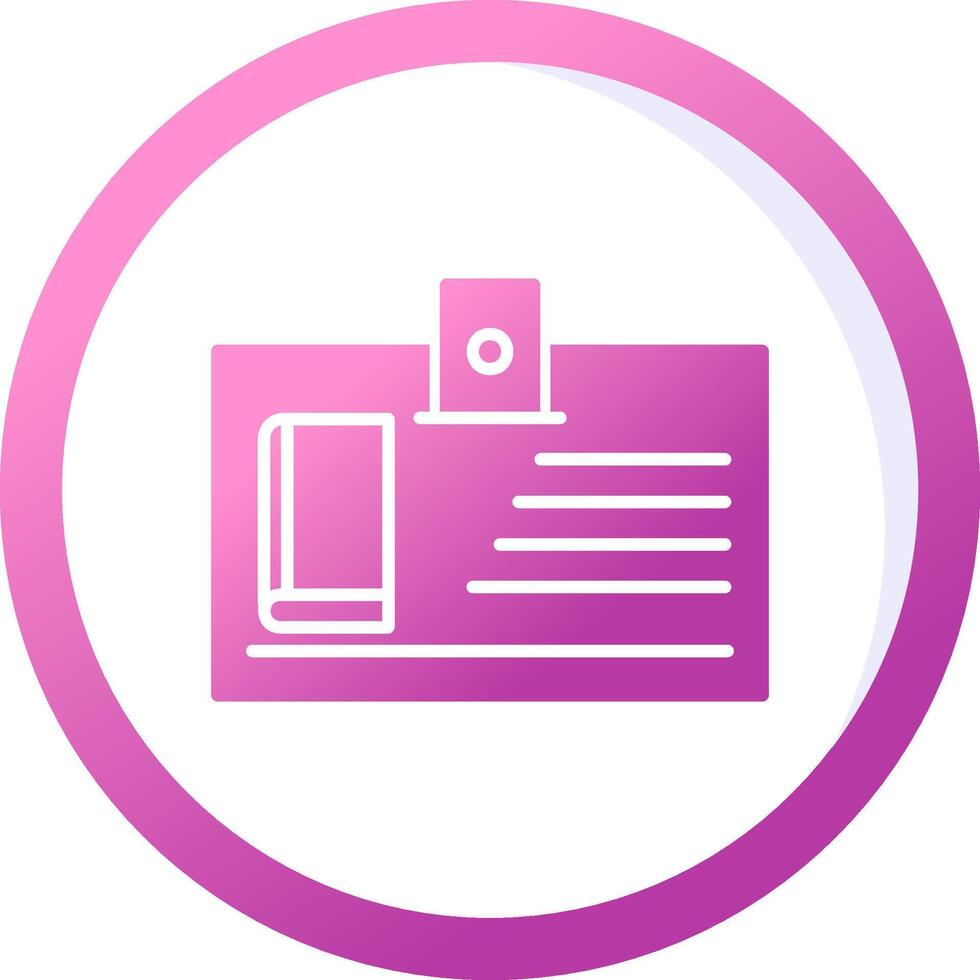 Library Card Vector Icon