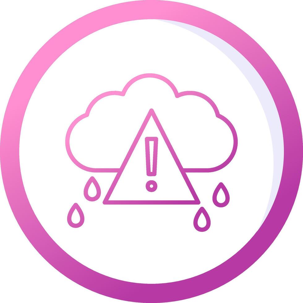 clima alerta vector icono