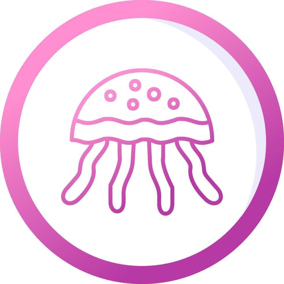 Jellyfish Vector Icon