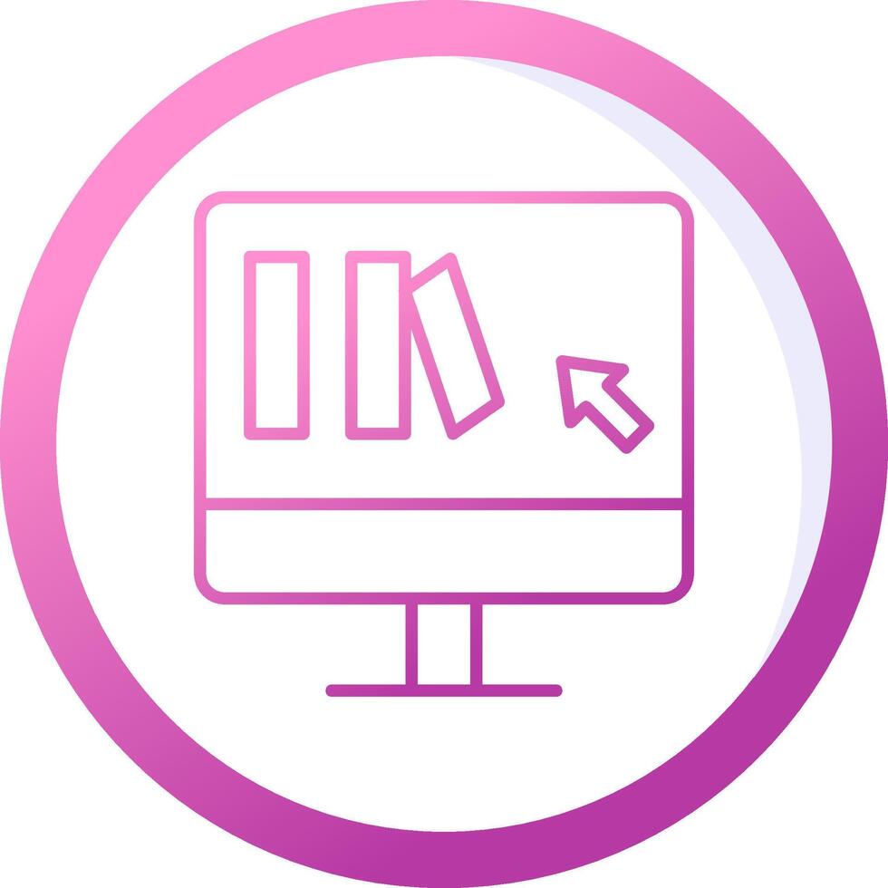 Online Book purchase Vector Icon