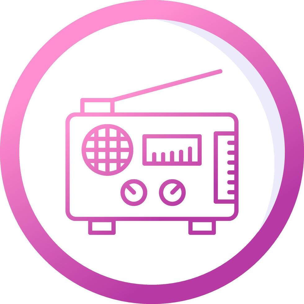 Radio Vector Icon