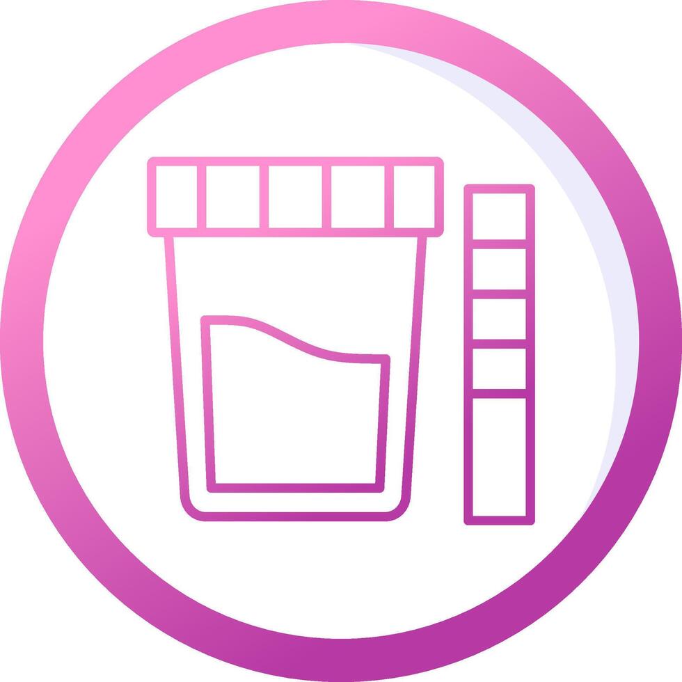 Urine Test Vector Icon