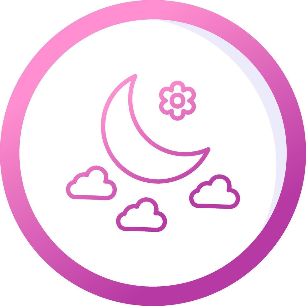 Moon Vector Icon