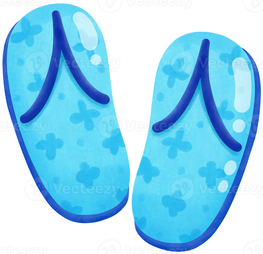 Casual footwear with flower pattern png
