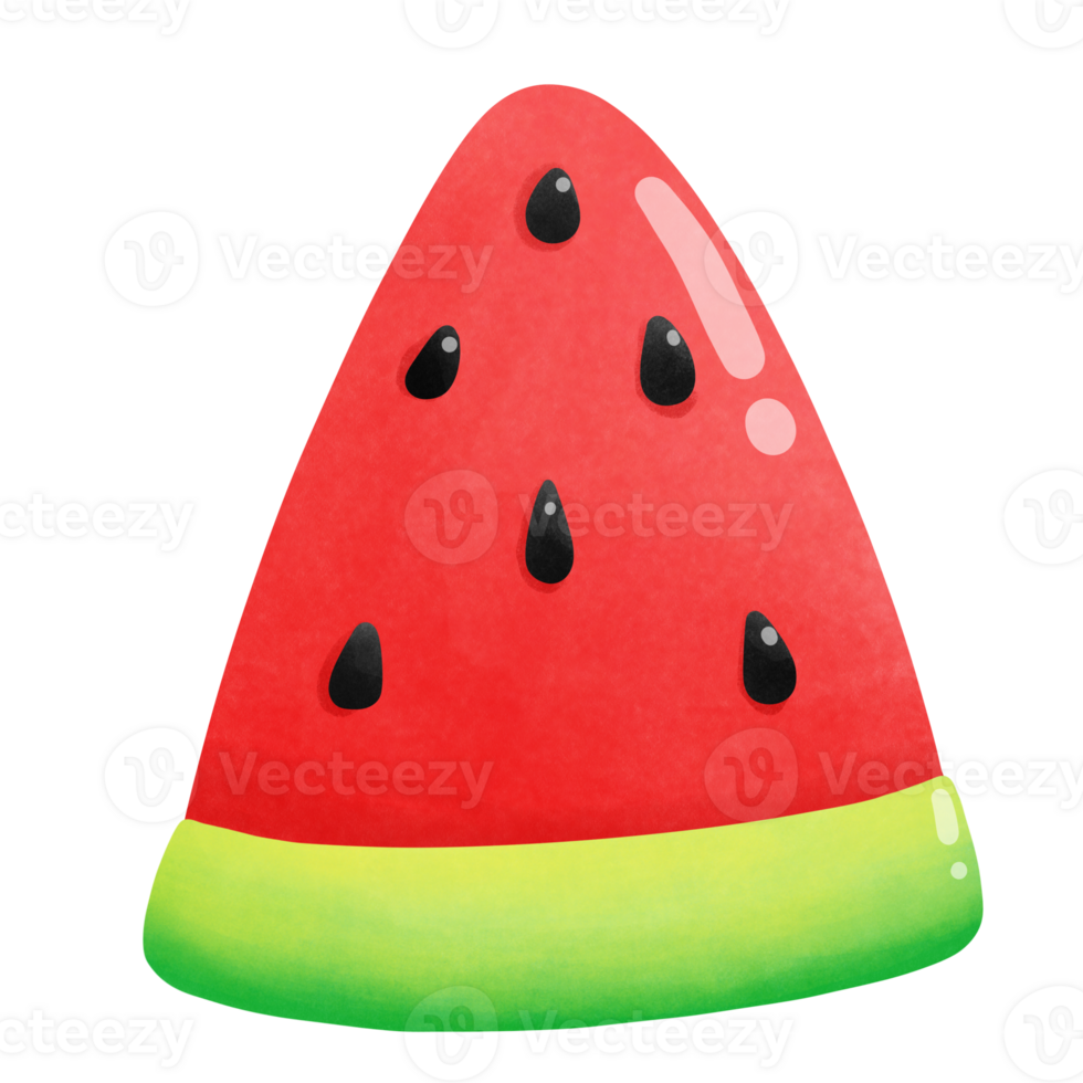 Red watermelon slices png