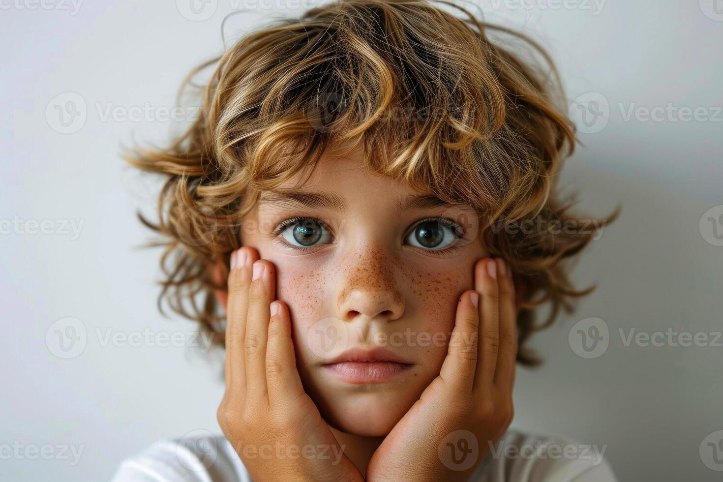 AI generated Close-up,Symptoms of health issues and disease on child, medical treatment concept, Generative AI photo