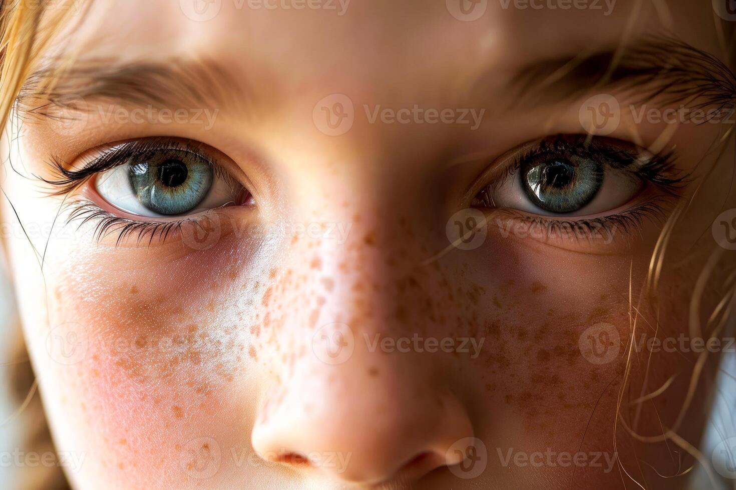 AI generated Close-up,Symptoms of health issues and disease on child, medical treatment concept, Generative AI photo