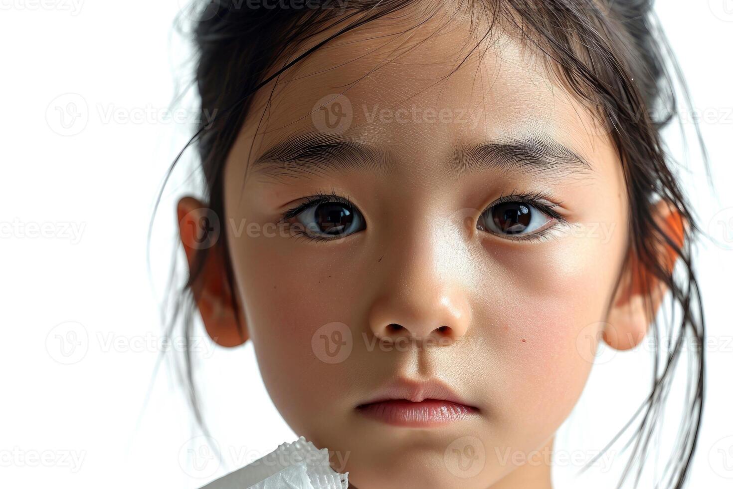 AI generated Close-up,Symptoms of health issues and disease on child, medical treatment concept, Generative AI photo