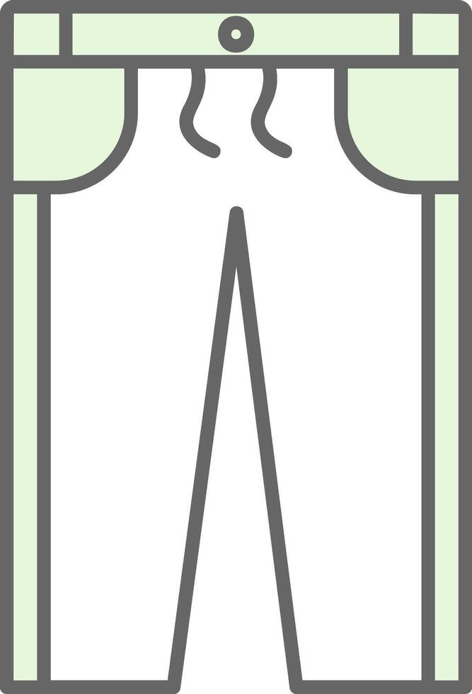 Jogger Green Light Fillay Icon vector