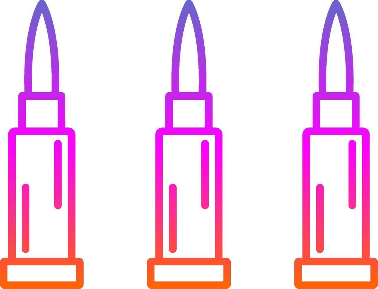 Bullets Line Gradient Icon vector