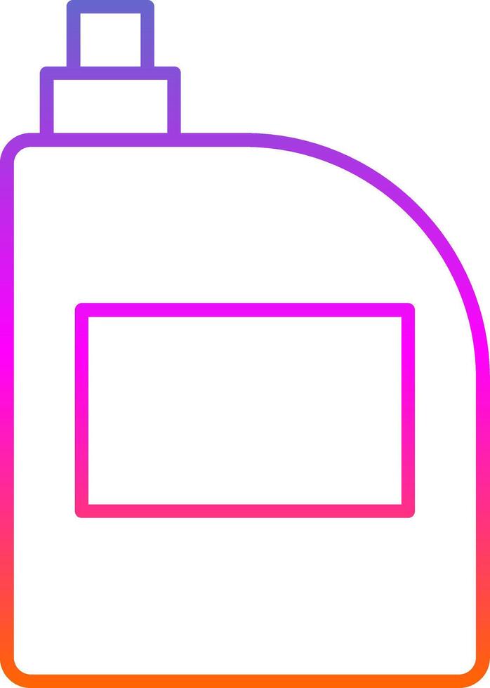 Bleach Line Gradient Icon vector