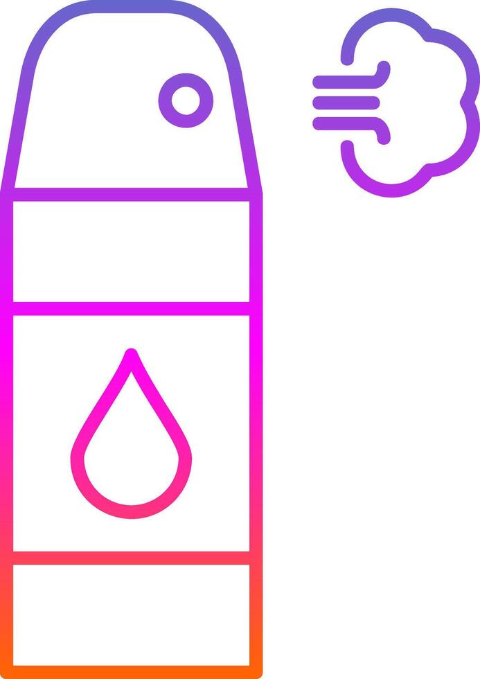 Air Freshener Line Gradient Icon vector
