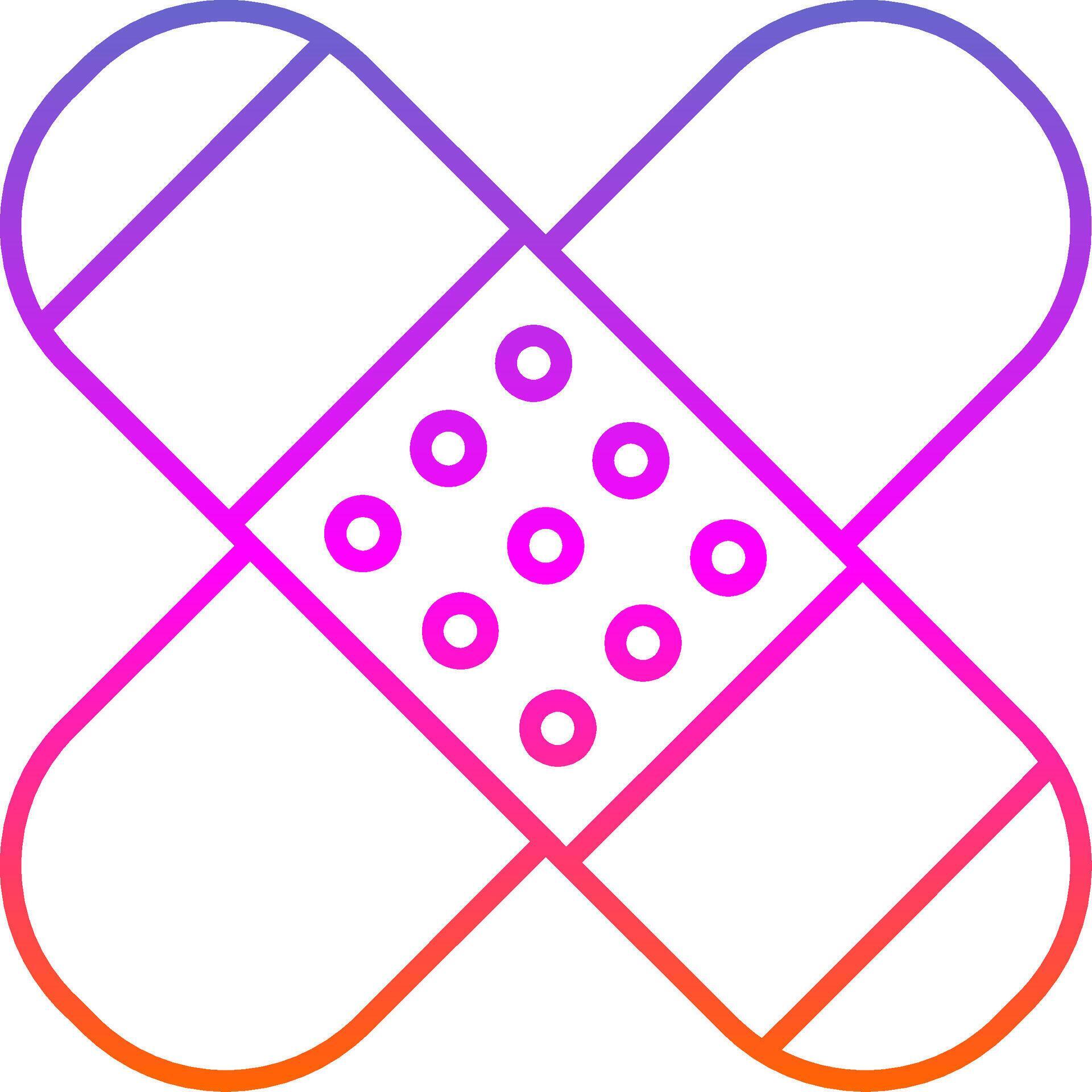 Patch Line Gradient Icon 39162245 Vector Art at Vecteezy
