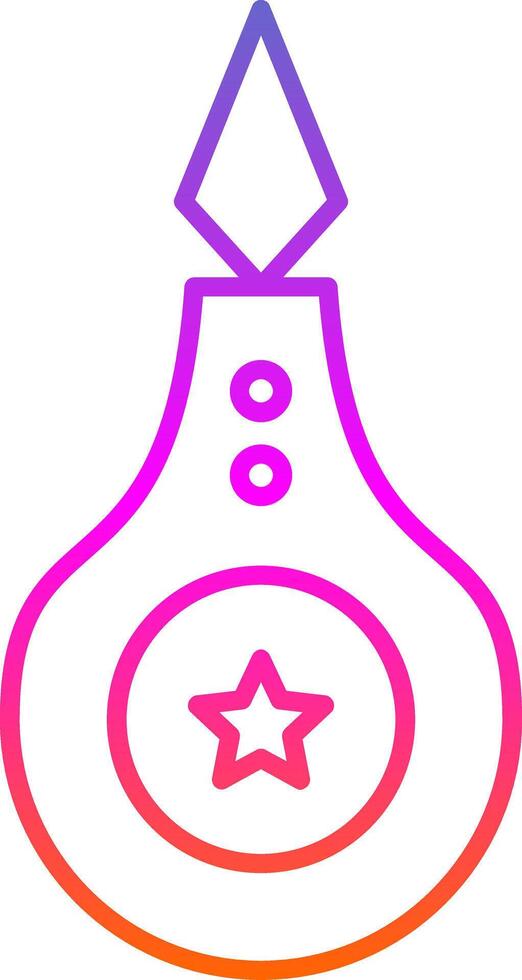 Threader Line Gradient Icon vector