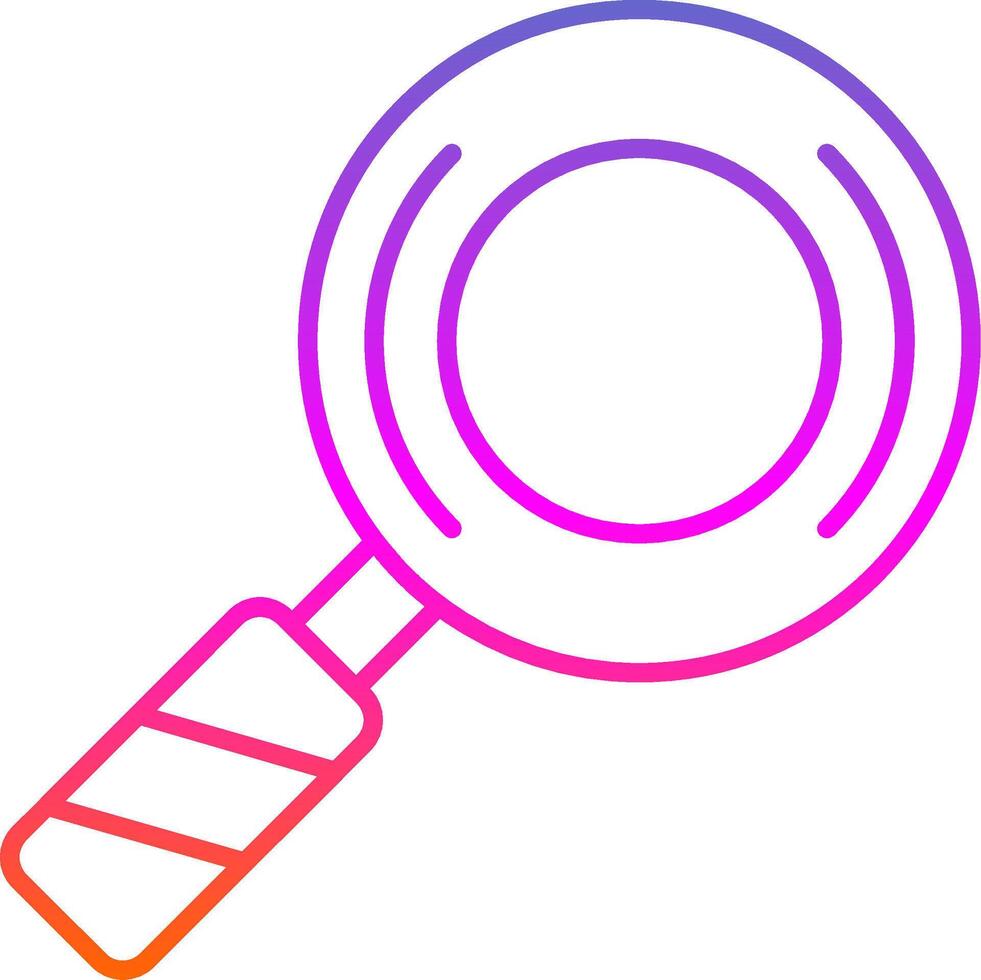 Search Line Gradient Icon vector