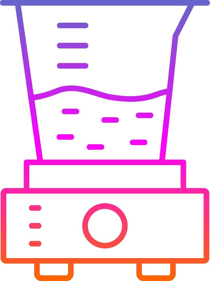 Juicer Line Gradient Icon vector