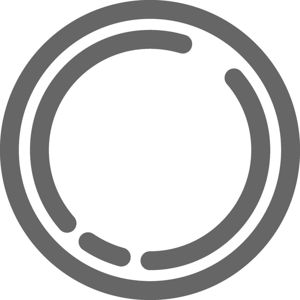 Circle Green Light Fillay Icon vector