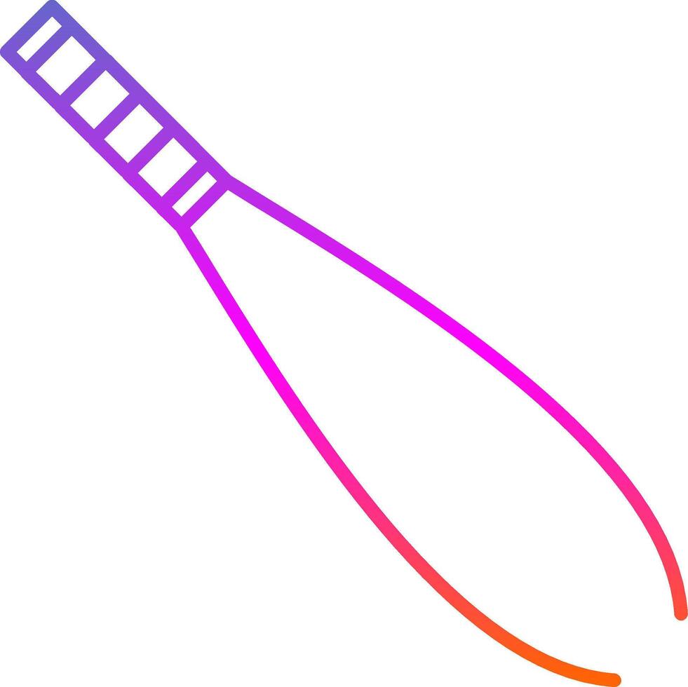 Tweezers Line Gradient Icon vector