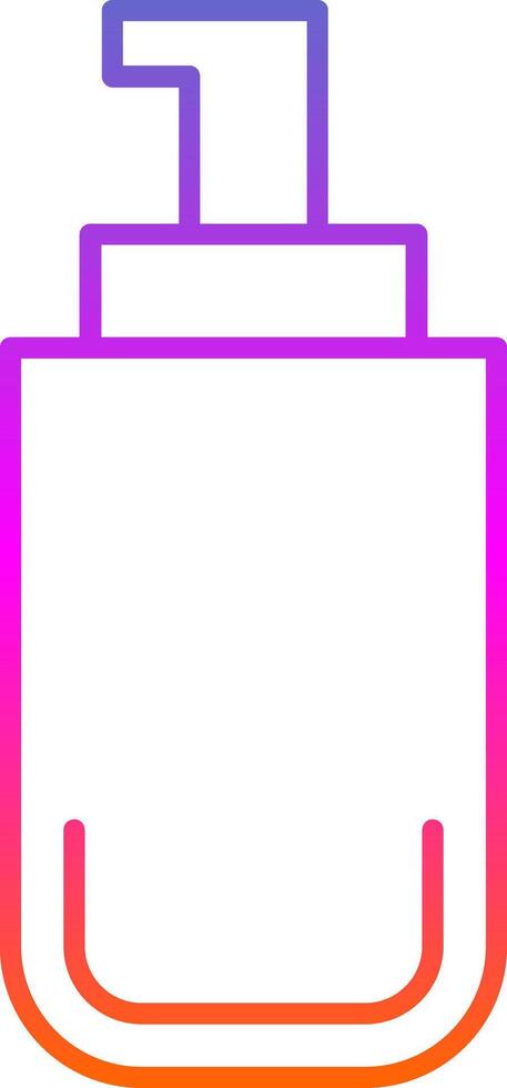 Foundation Line Gradient Icon vector
