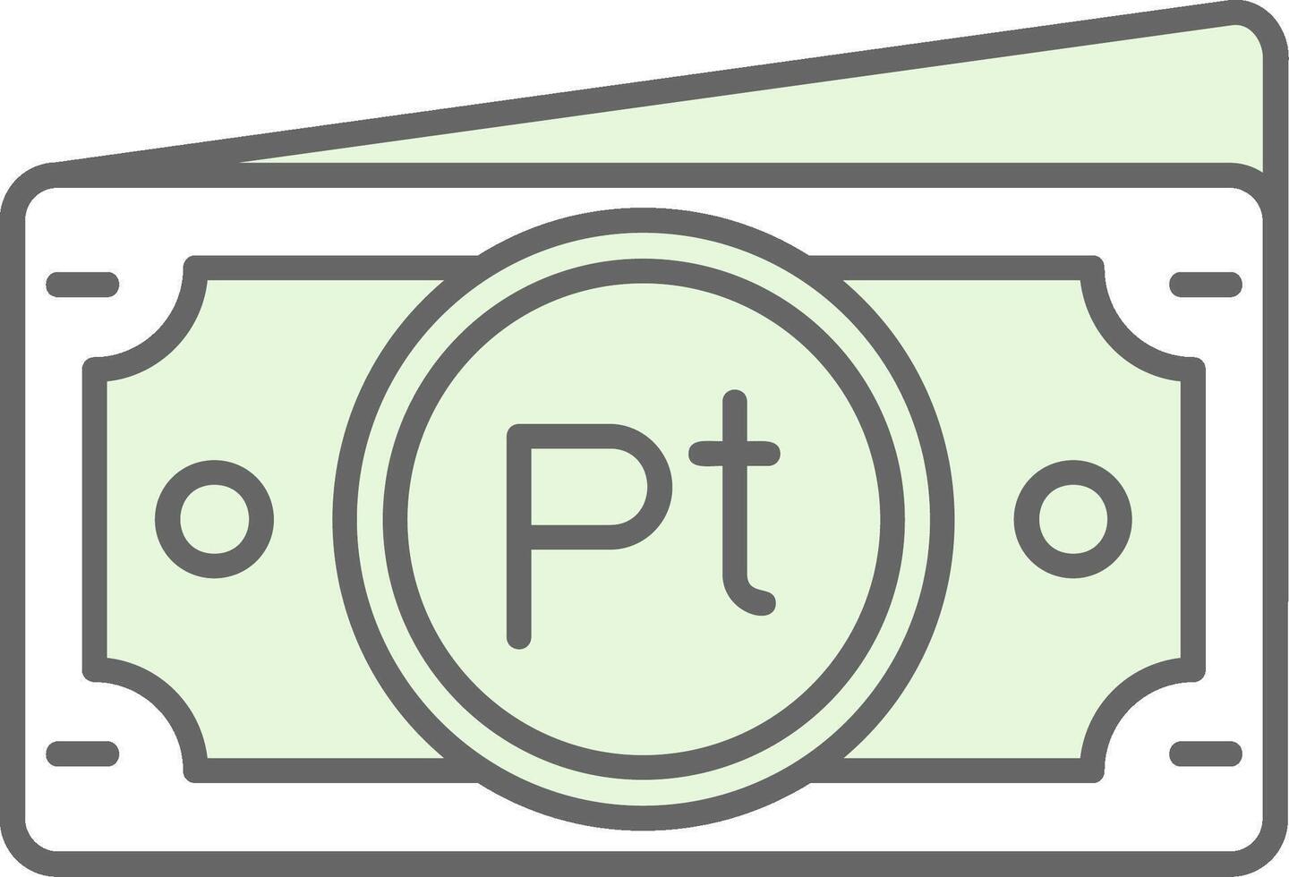 Peseta Green Light Fillay Icon vector