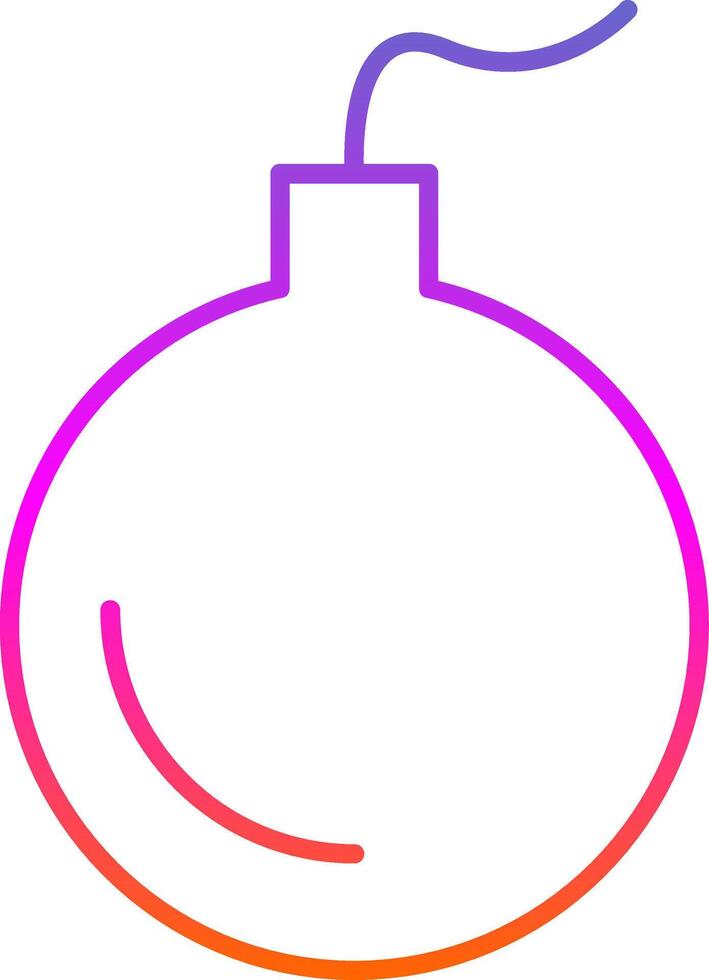 Bomp Line Gradient Icon vector
