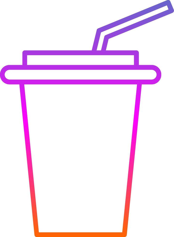 Drinks Line Gradient Icon vector