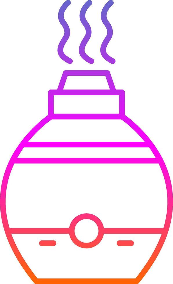 Air Diffuser Line Gradient Icon vector