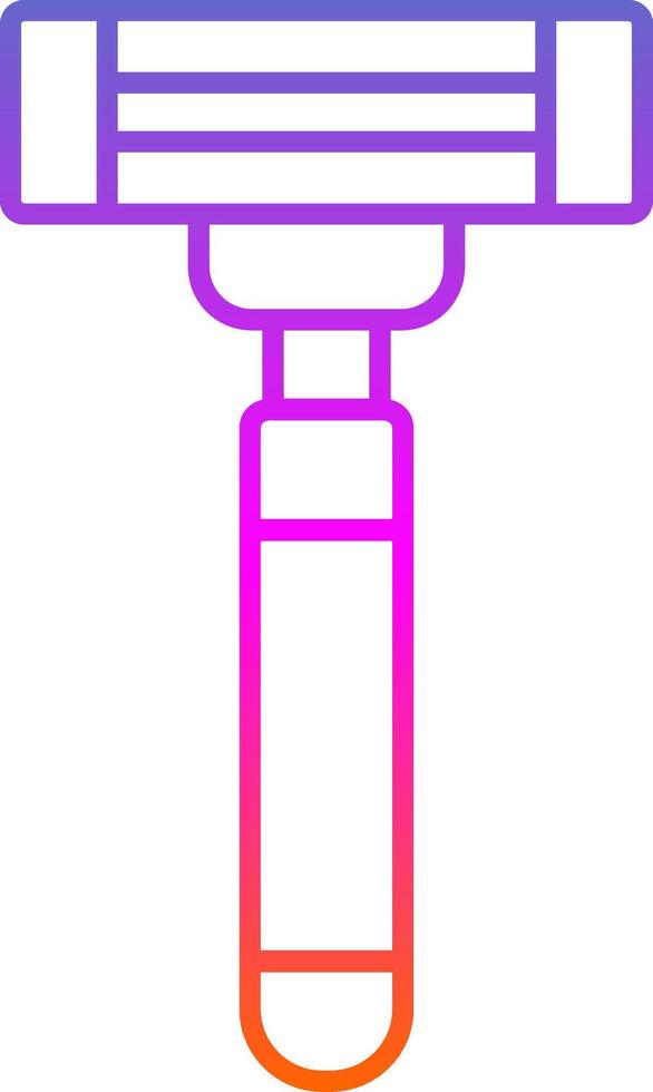 Razor Line Gradient Icon vector