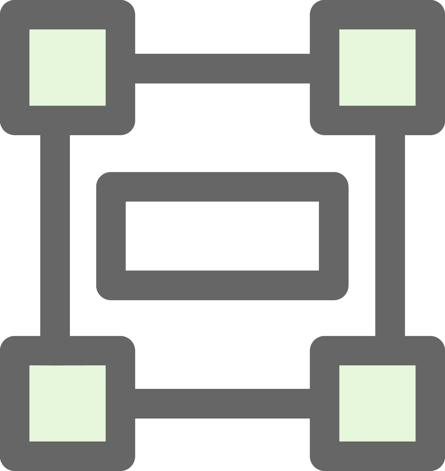 Rectangle frame Green Light Fillay Icon 39165200 Vector Art at Vecteezy